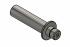 Bolzen Titan, Satz für Kettenspannerumlenkrolle f. Alukettenkasten 13 mm